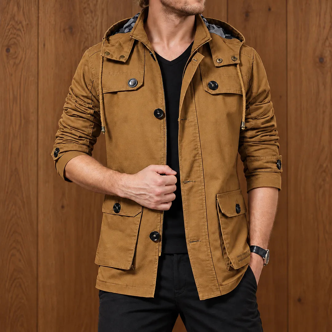 Modern Utility Hooded Jacket