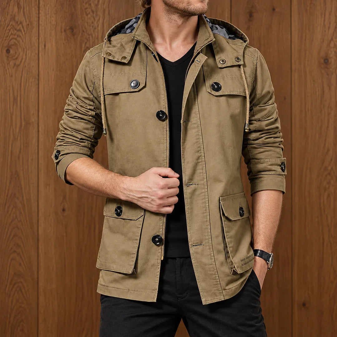 Modern Utility Hooded Jacket