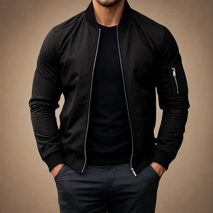 Multi-Pocket Bomber Jacket