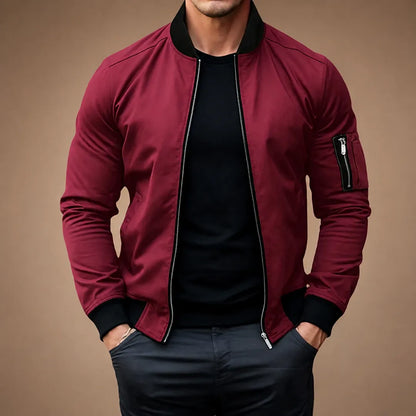 Multi-Pocket Bomber Jacket