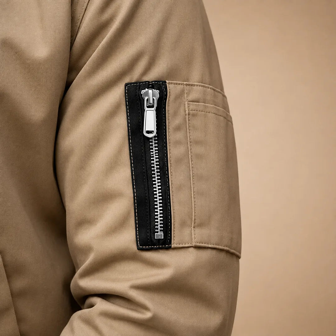 Multi-Pocket Bomber Jacket