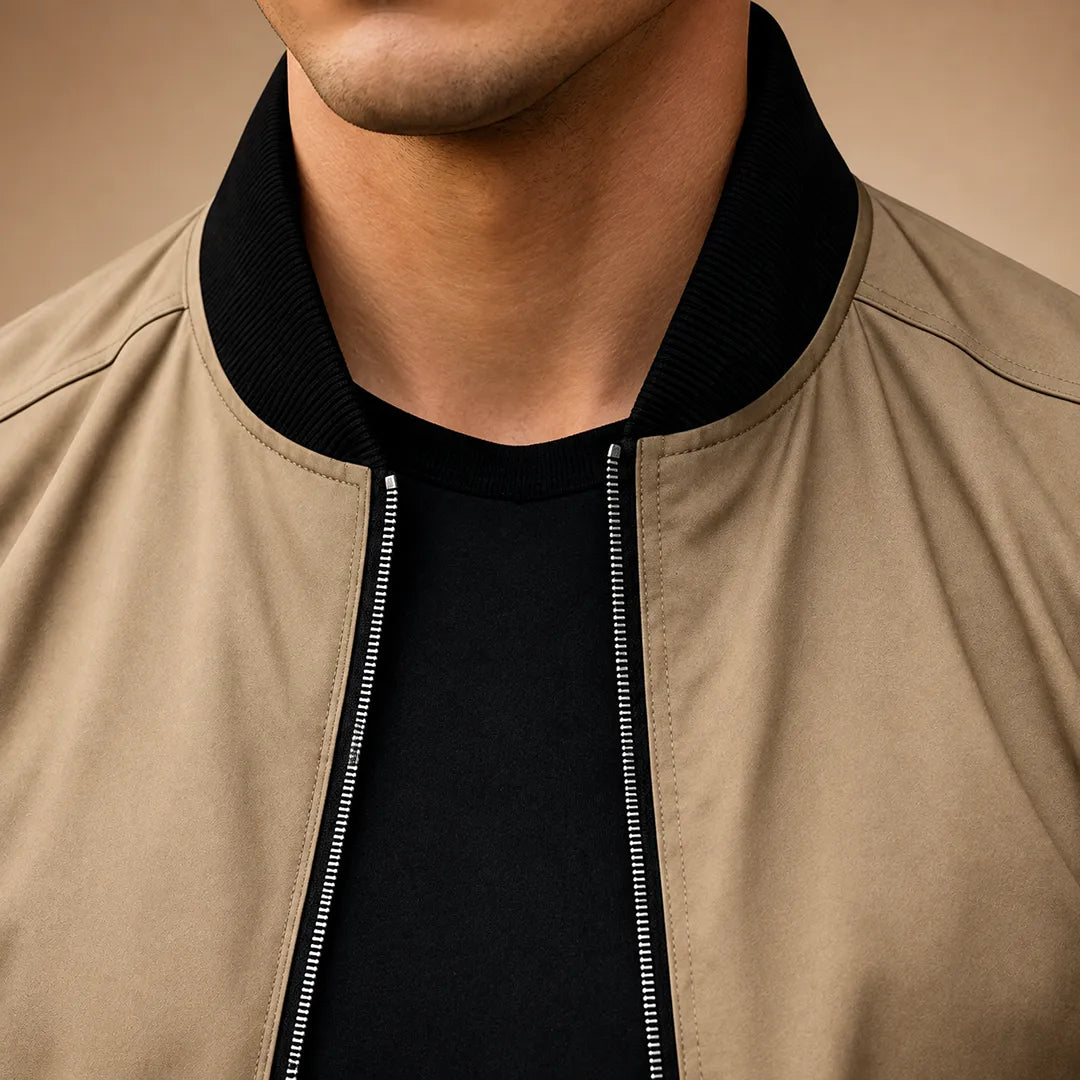 Multi-Pocket Bomber Jacket