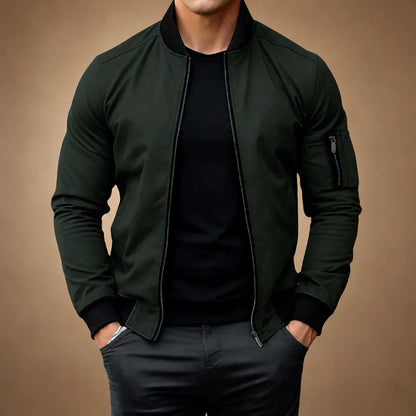 Multi-Pocket Bomber Jacket