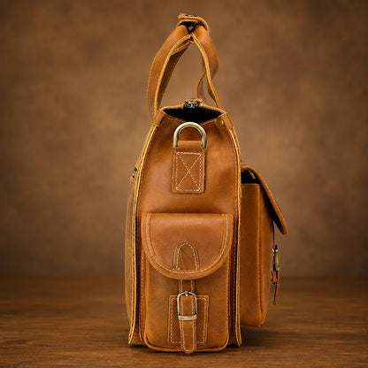 Structured Multi-Pocket Briefcase