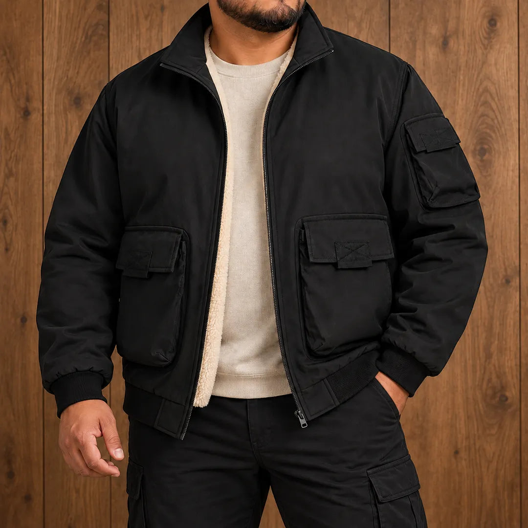 Multi-Pocket Casual Jacket