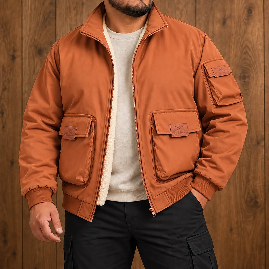 Multi-Pocket Casual Jacket