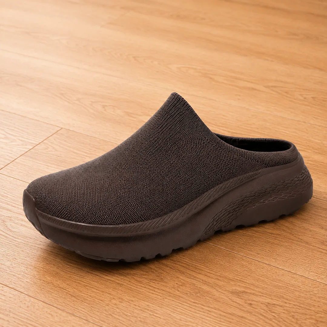 Open-Back Knit Sneakers