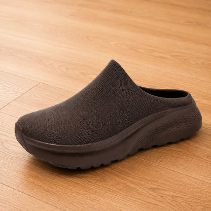 Open-Back Knit Sneakers