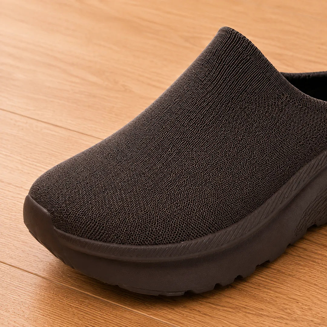 Open-Back Knit Sneakers