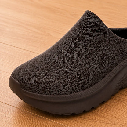Open-Back Knit Sneakers