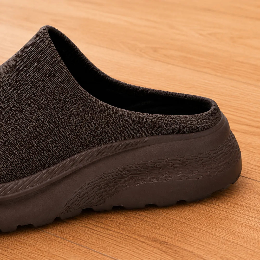 Open-Back Knit Sneakers