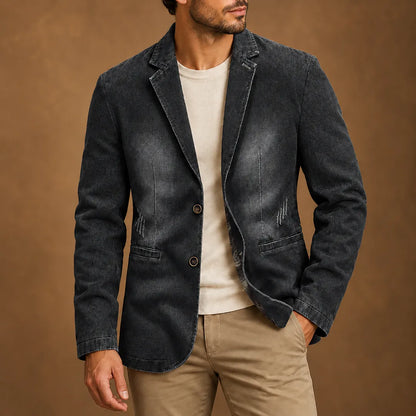 Patterned Casual Blazer