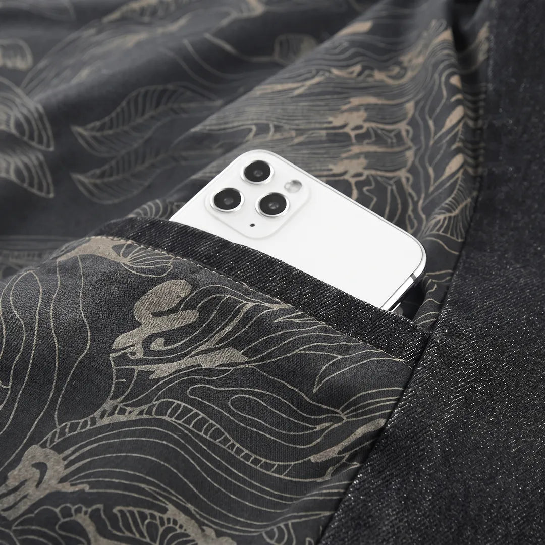 Patterned Casual Blazer