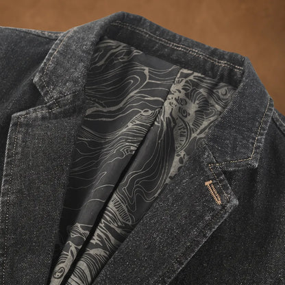 Patterned Casual Blazer