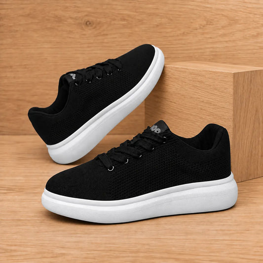 Patterned Knit Sneakers