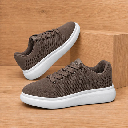 Patterned Knit Sneakers