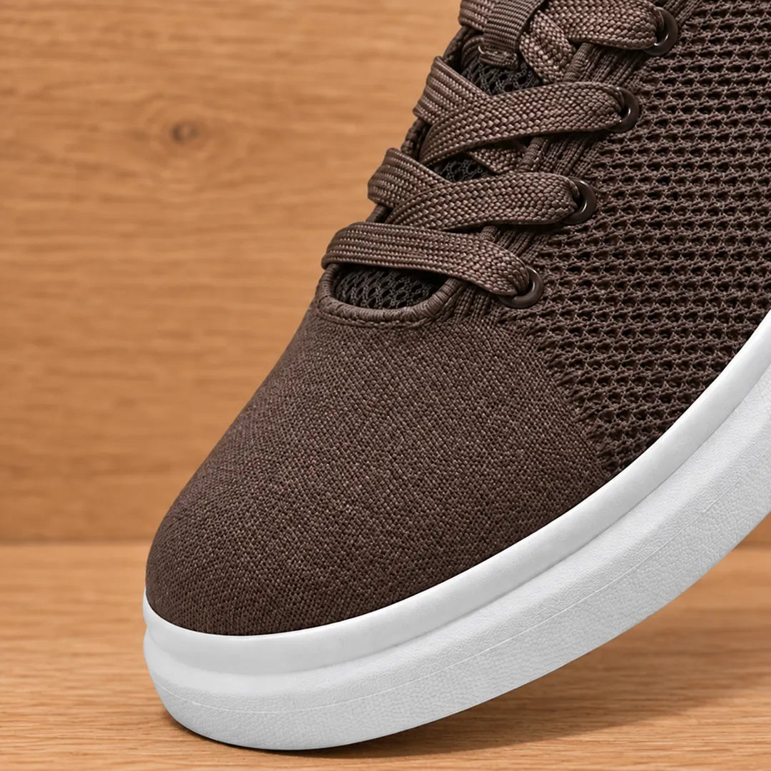 Patterned Knit Sneakers
