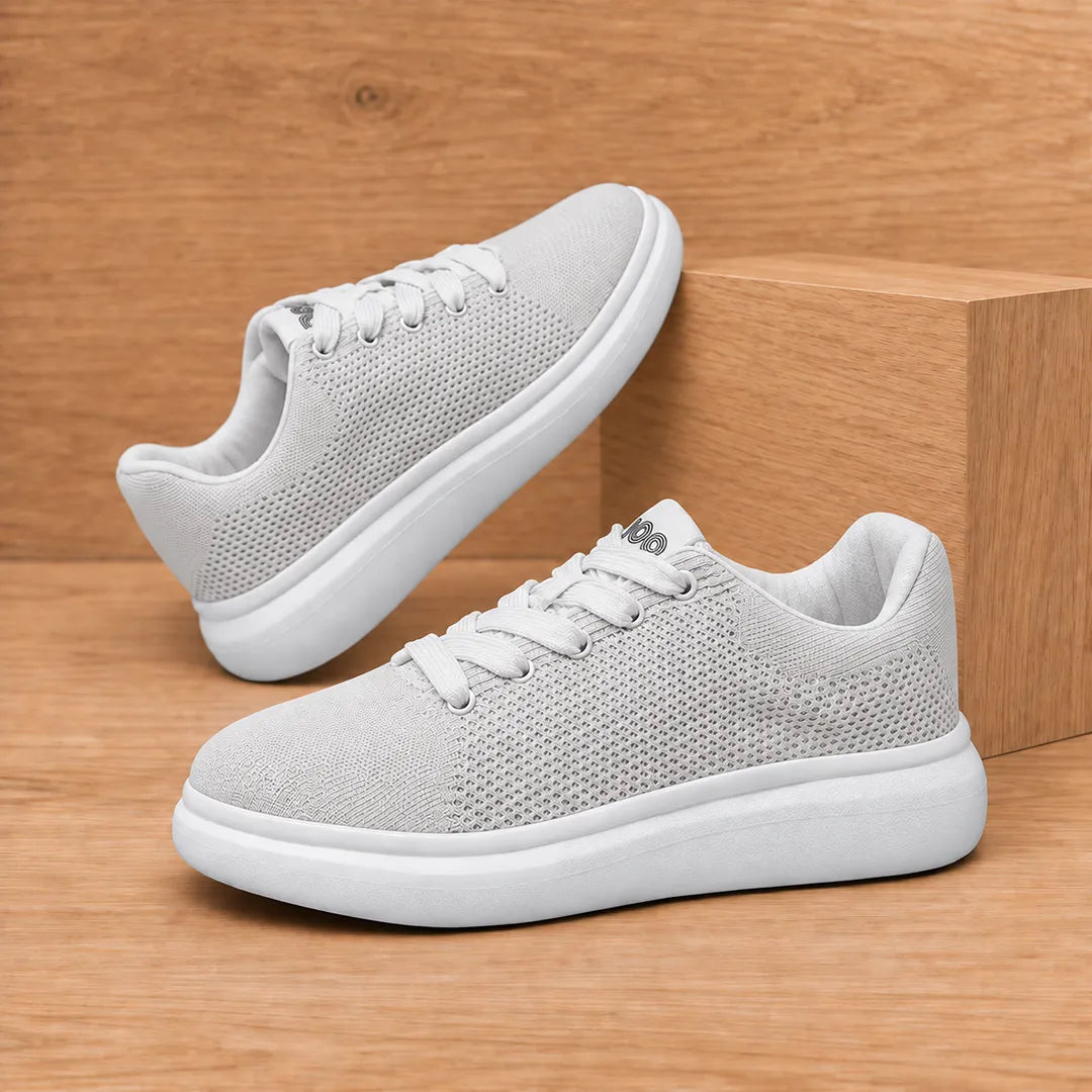 Patterned Knit Sneakers