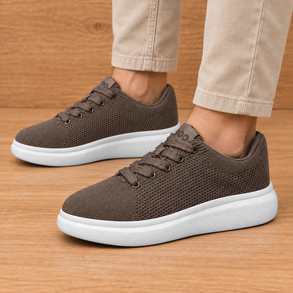 Patterned Knit Sneakers