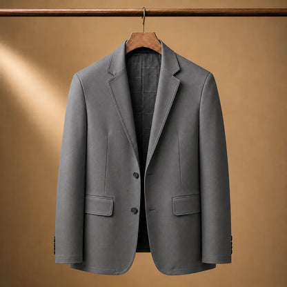 Plaid-Lined Blazer