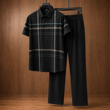 Plaid Two-Piece Set