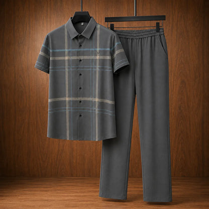 Plaid Two-Piece Set