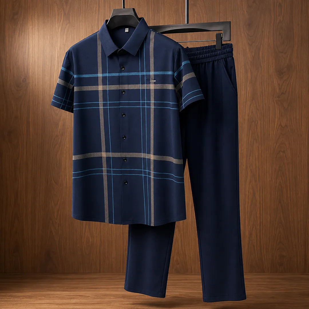 Plaid Two-Piece Set