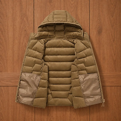 Quilted Hooded Puffer Vest