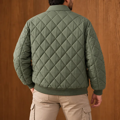 Refined Diamond Quilted Jacket