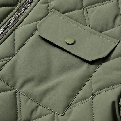 Refined Diamond Quilted Jacket