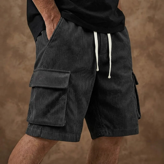Ribbed Pocket Shorts