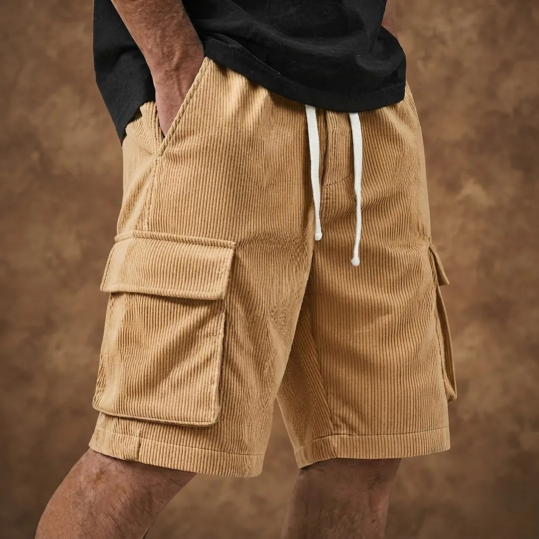 Ribbed Pocket Shorts