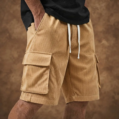 Ribbed Pocket Shorts