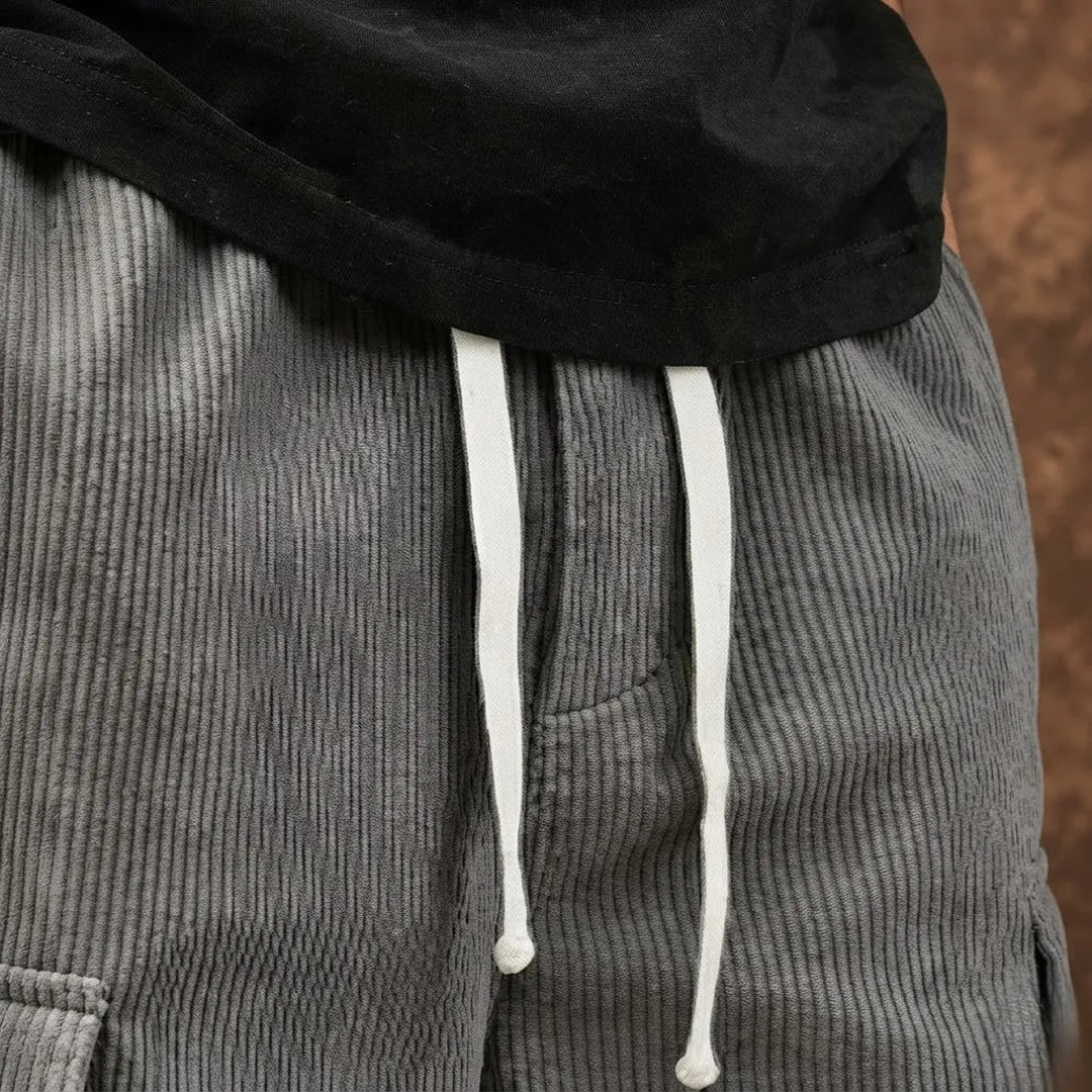 Ribbed Pocket Shorts