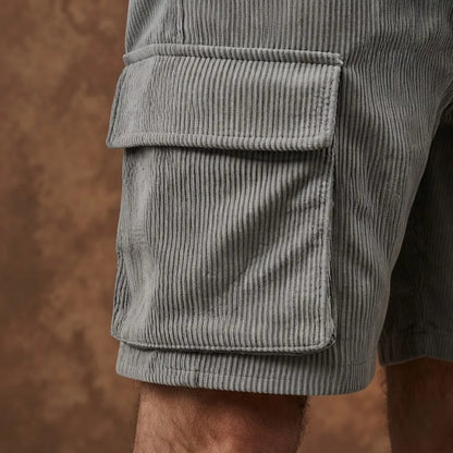 Ribbed Pocket Shorts