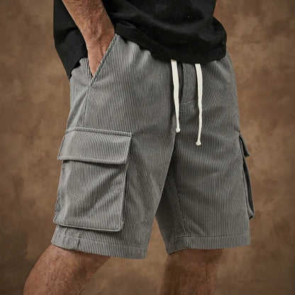 Ribbed Pocket Shorts