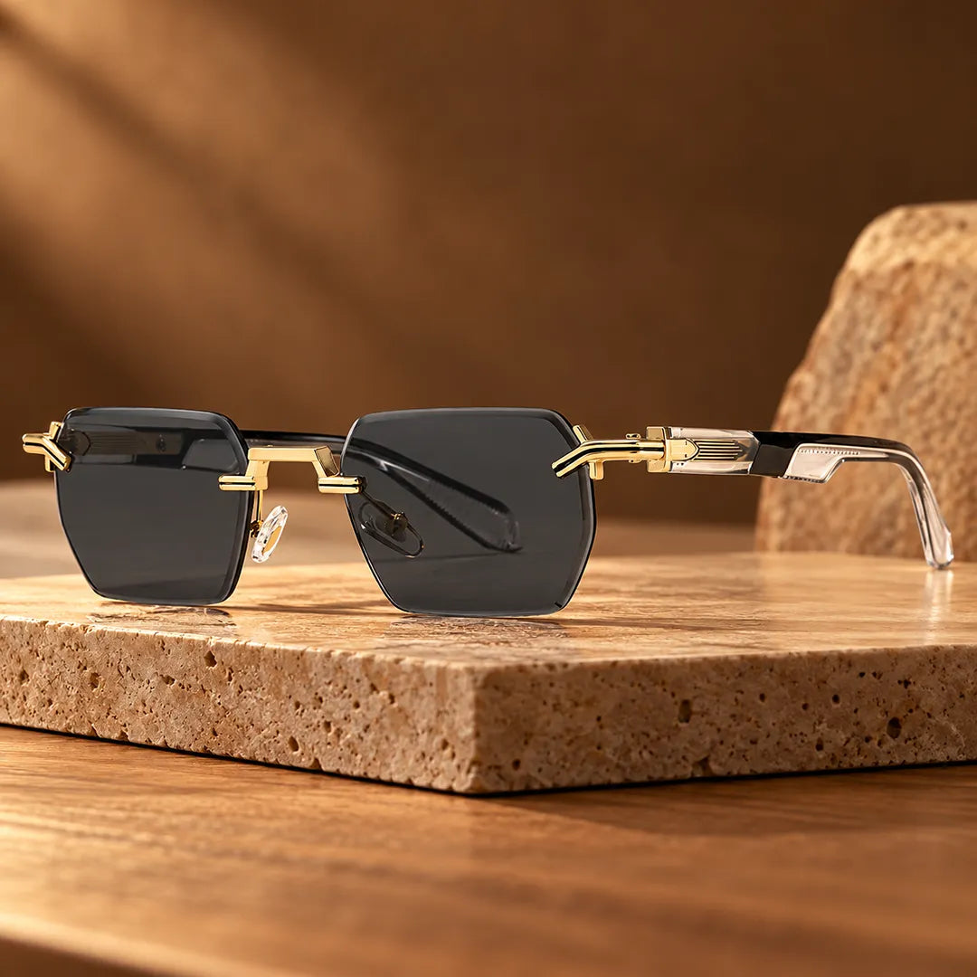 Rimless Square Sunglasses