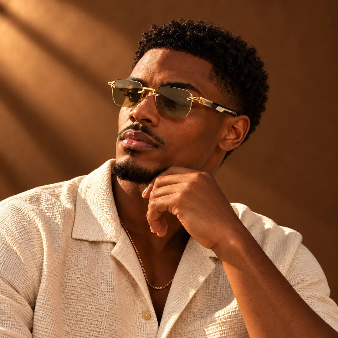 Rimless Square Sunglasses