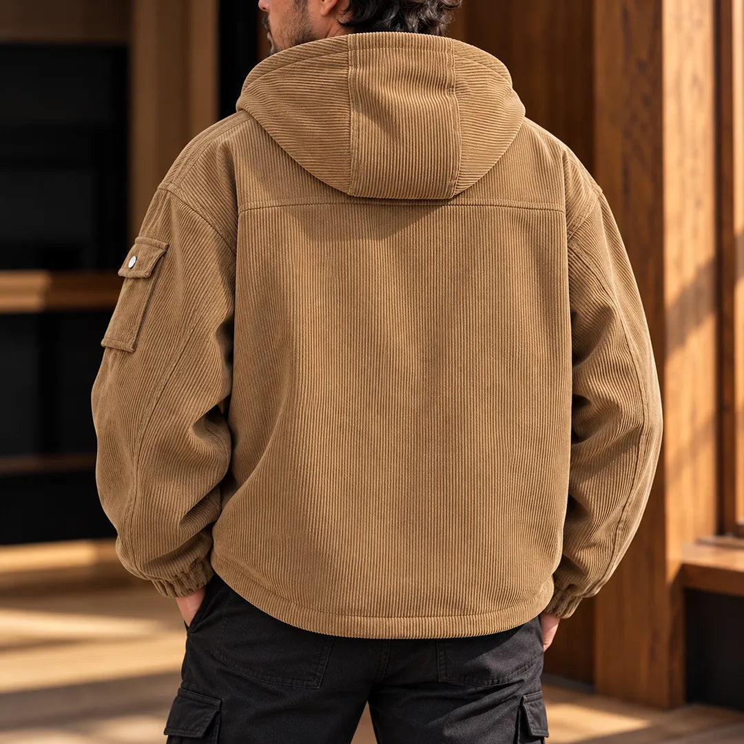 Rugged Hooded Utility Jacket