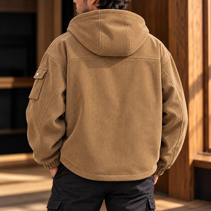 Rugged Hooded Utility Jacket