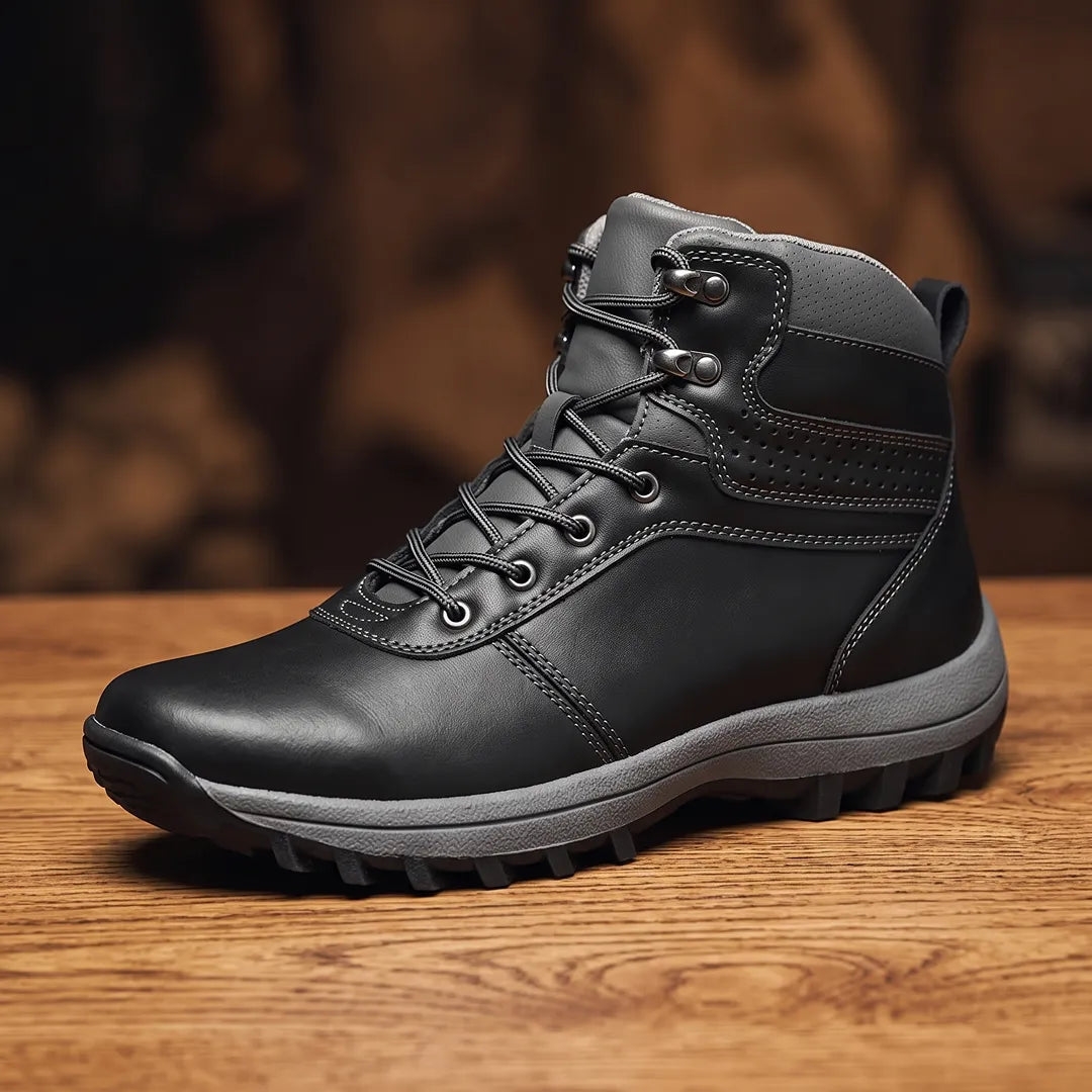 Rugged Lace-Up Boots