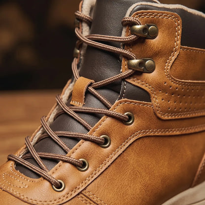 Rugged Lace-Up Boots