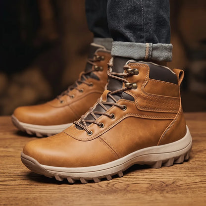Rugged Lace-Up Boots