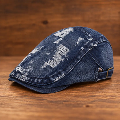 Rugged Washed Flat Cap