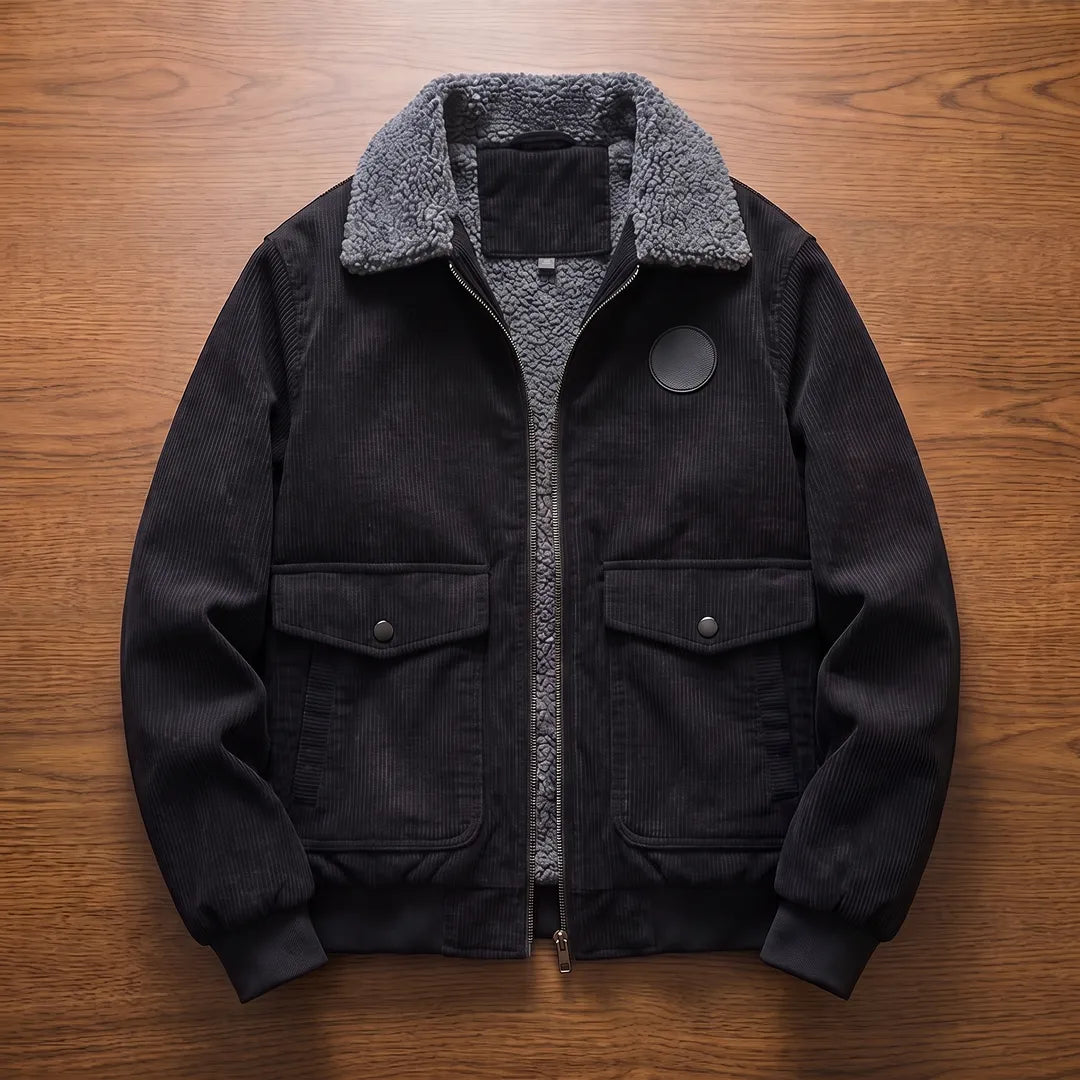 Sherpa Collar Corduroy Jacket