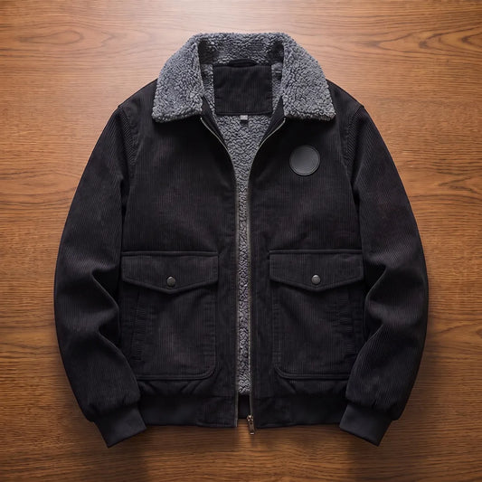 Sherpa Collar Corduroy Jacket