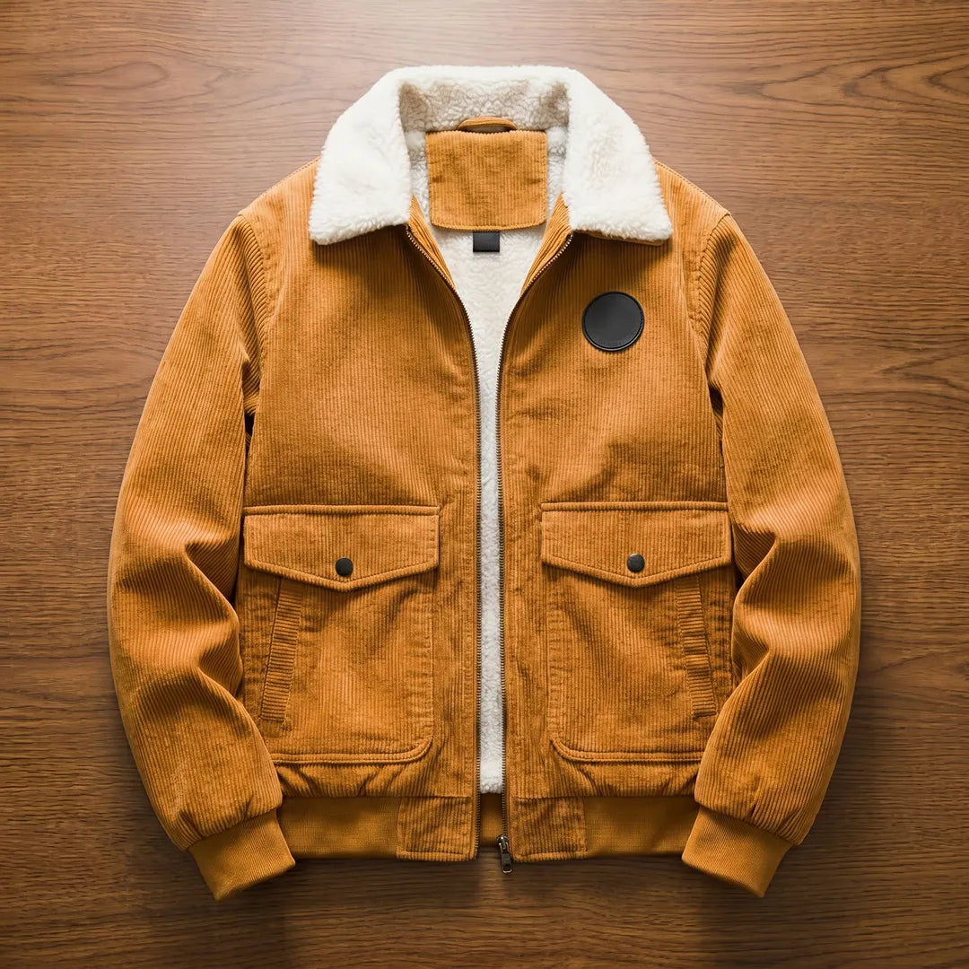 Sherpa Collar Corduroy Jacket