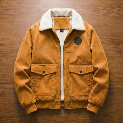Sherpa Collar Corduroy Jacket
