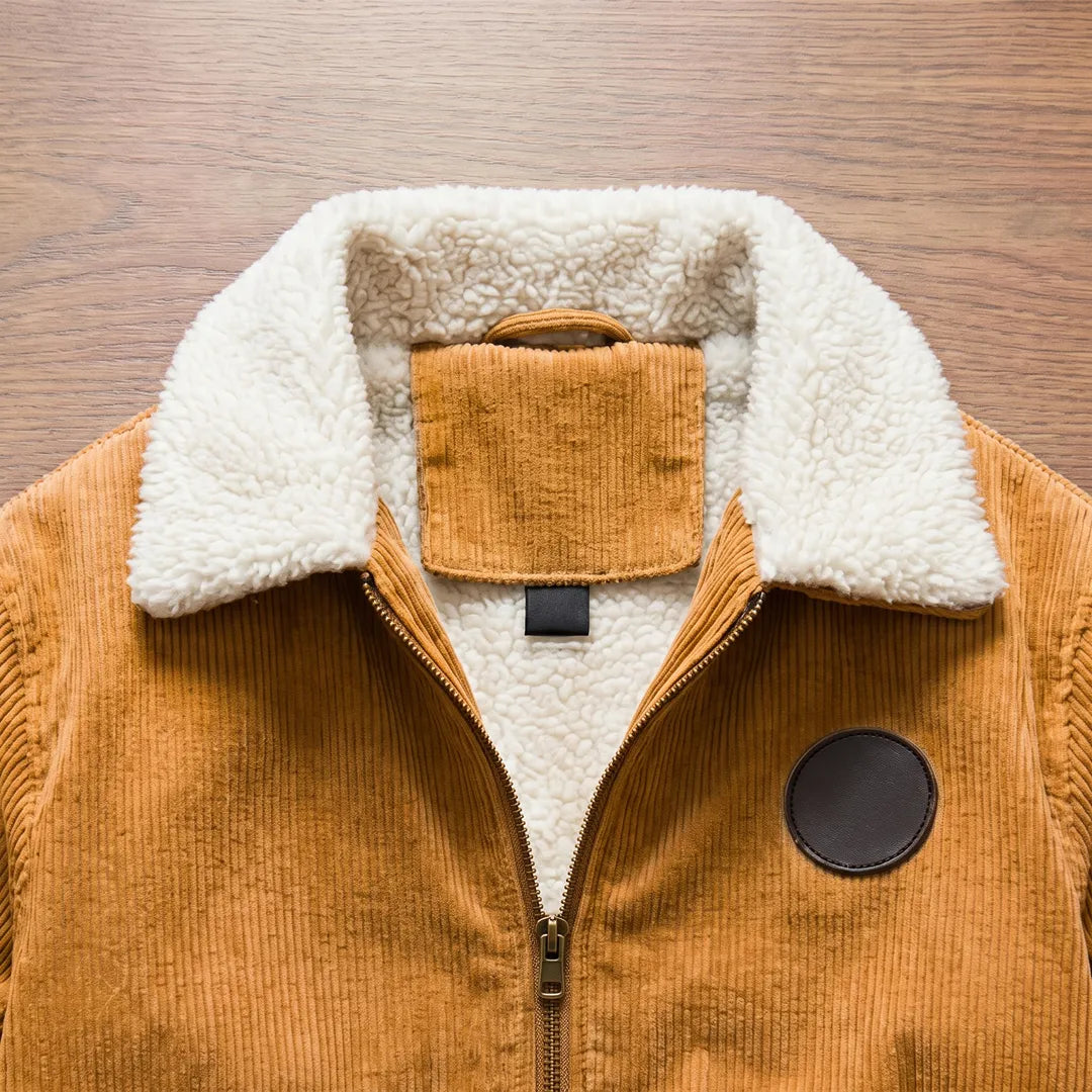 Sherpa Collar Corduroy Jacket
