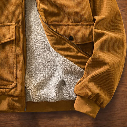 Sherpa Collar Corduroy Jacket